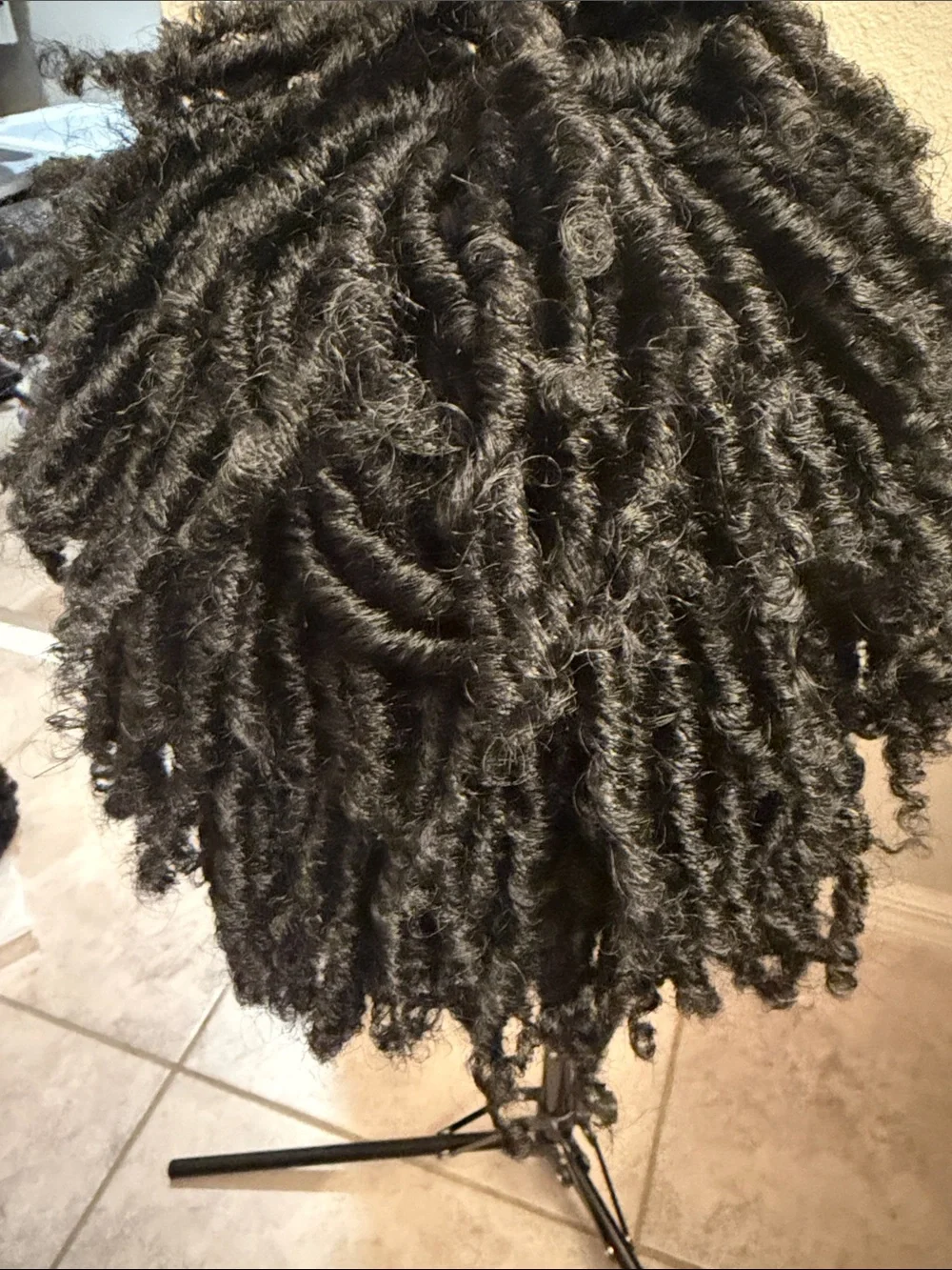 Black Crochet Twist Wig — Women Hair